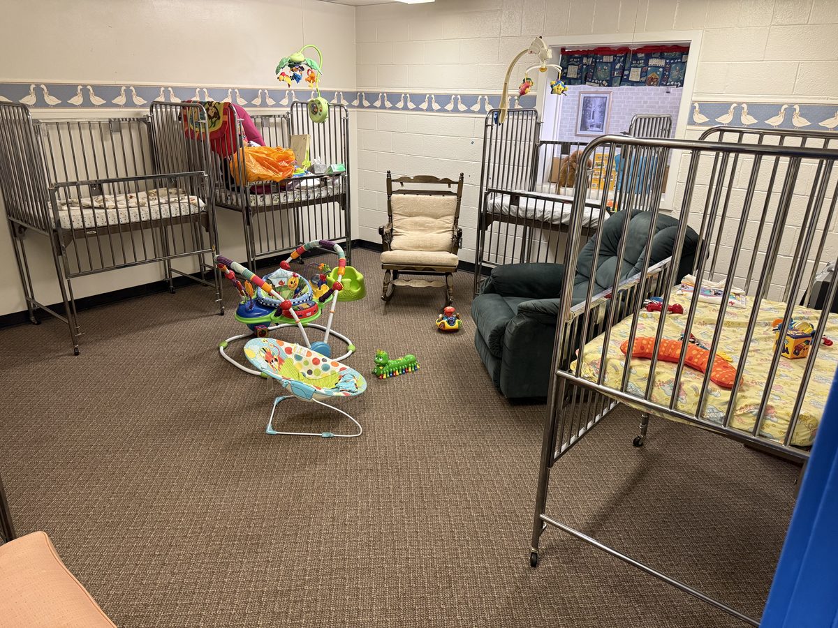 Childcare room Britton Baptist Church