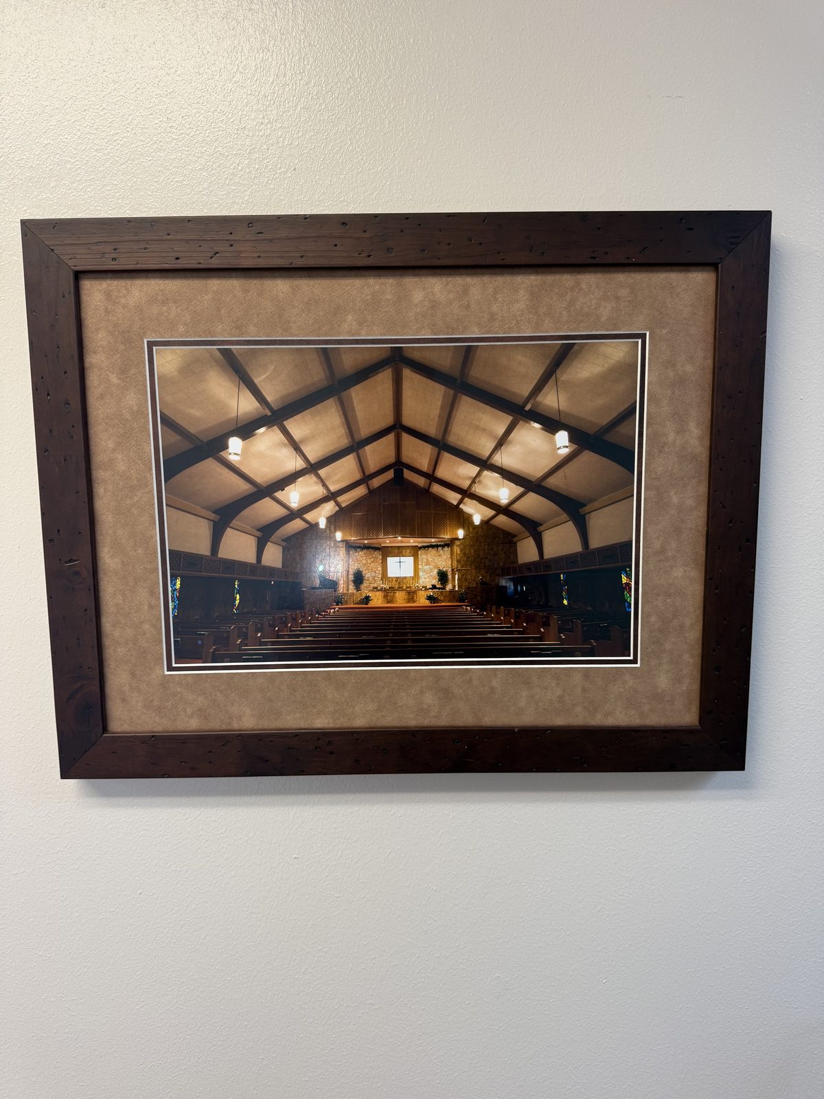 Britton Baptist Church interior hallway