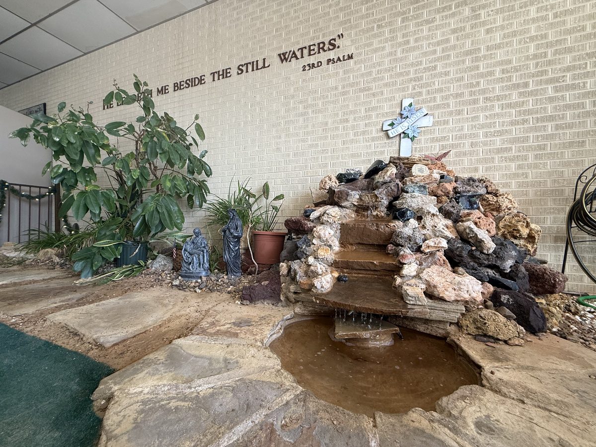Britton Baptist Church lobby