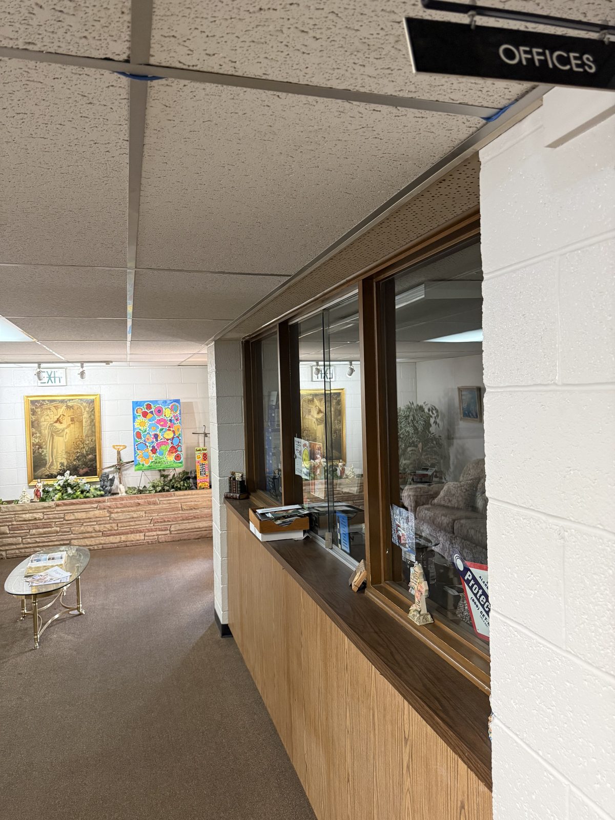 Inside Britton Baptist Church