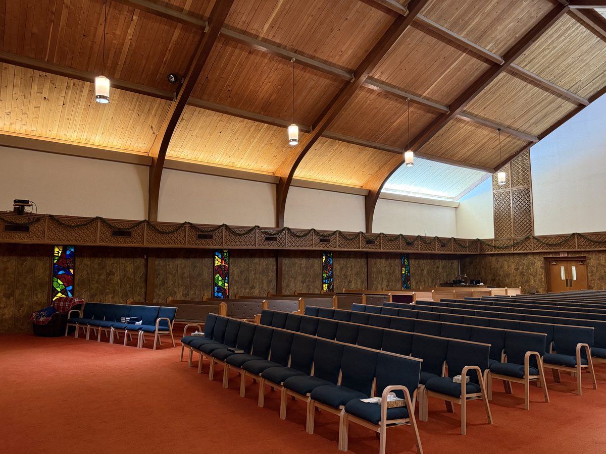 Sanctuary seating at Britton Baptist Church Oklahoma City