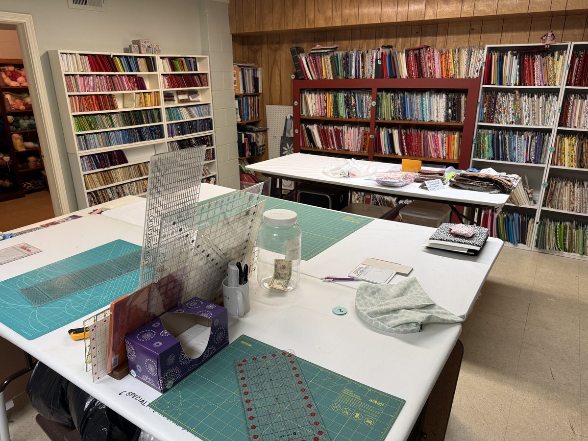 Sewing club room Britton Baptist Church OKC